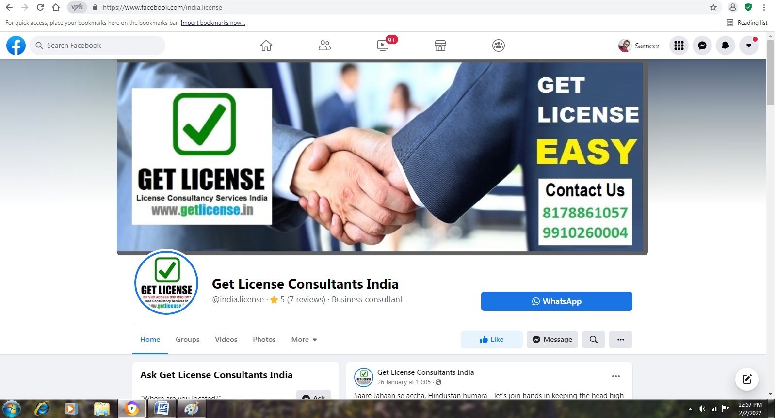 Get License Consultants Facebook Page