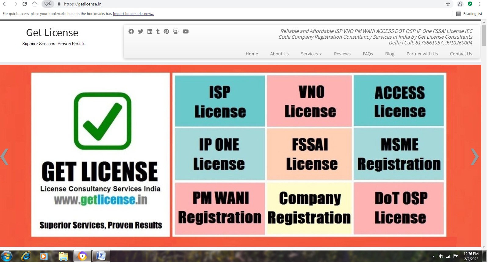 Get License Consultants Website