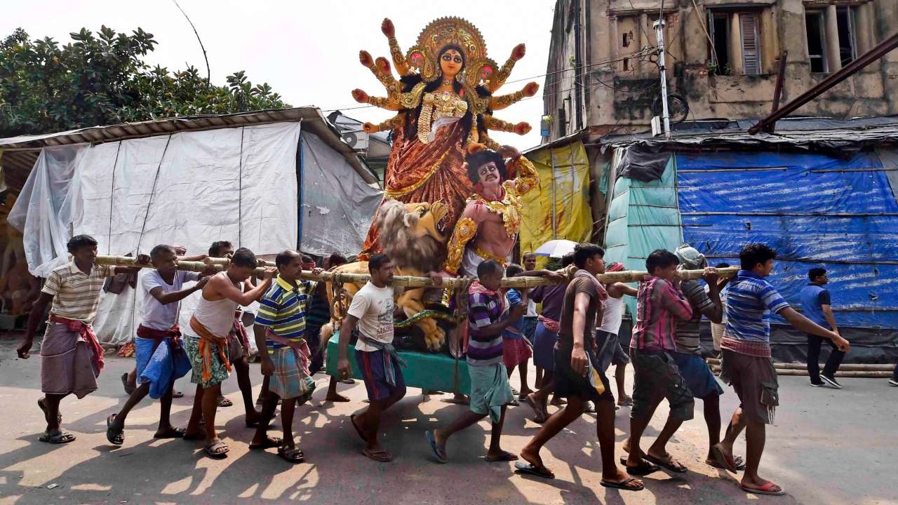 Durga Puja Festival in West Bengal India