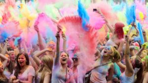 Holi Festival in Jaipur, Rajasthan